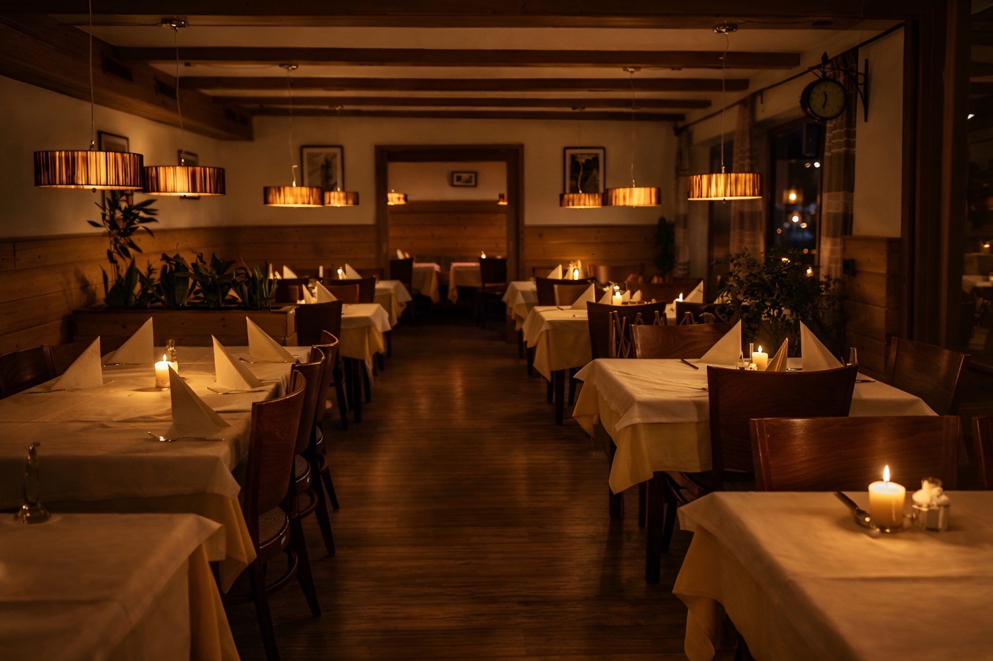 Restaurant Interior Background