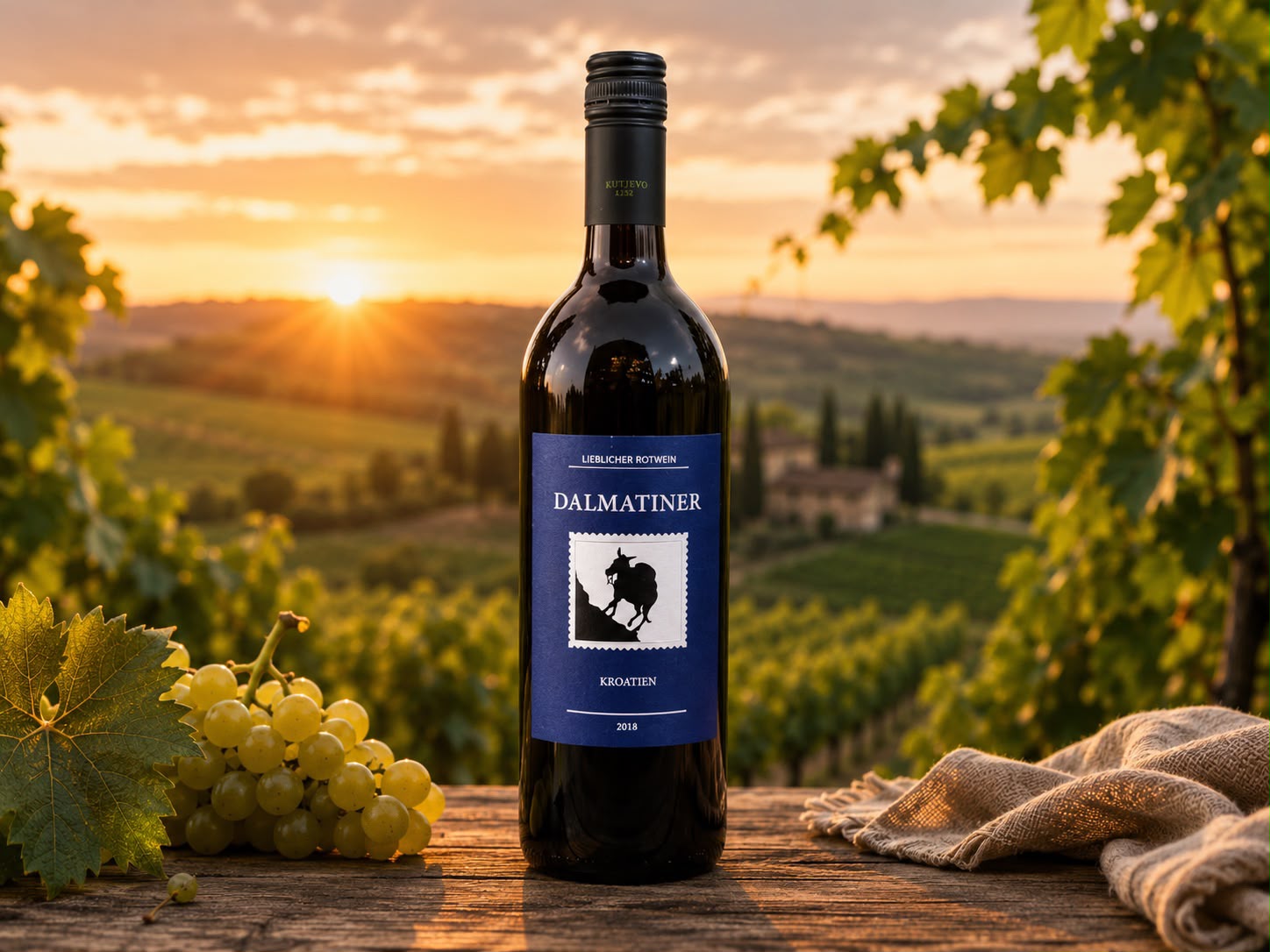 Dalmatiner Rotwein