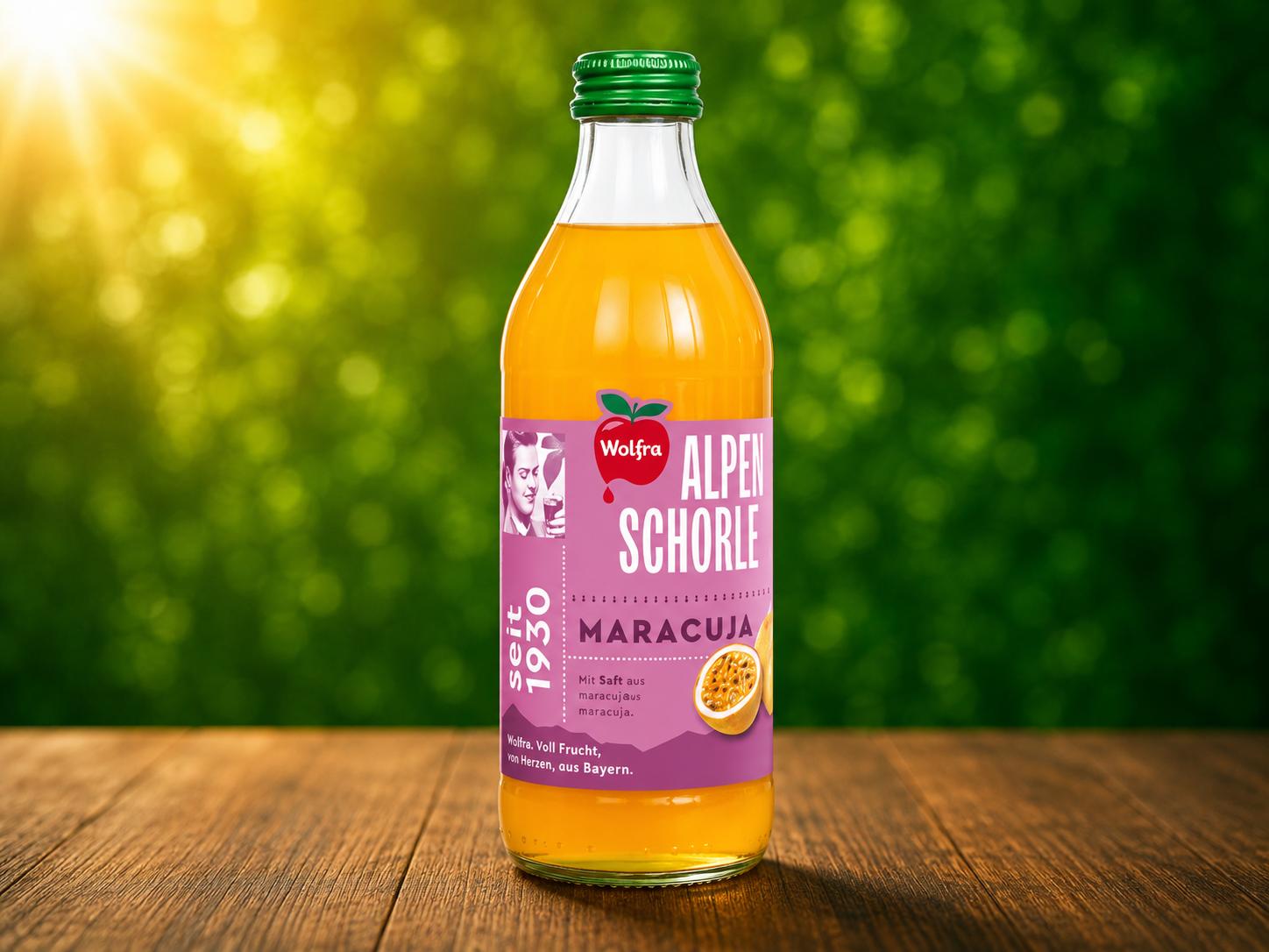 Wolfra Alpen Schorle Maracuja