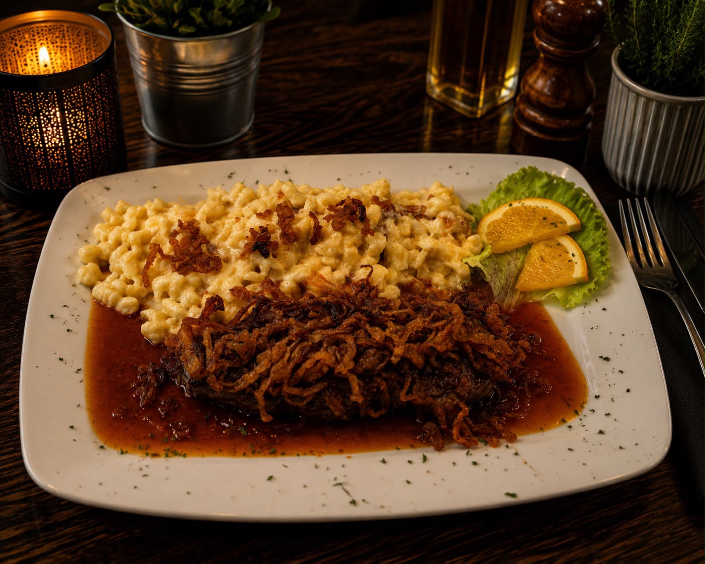 Zwiebelrostbraten