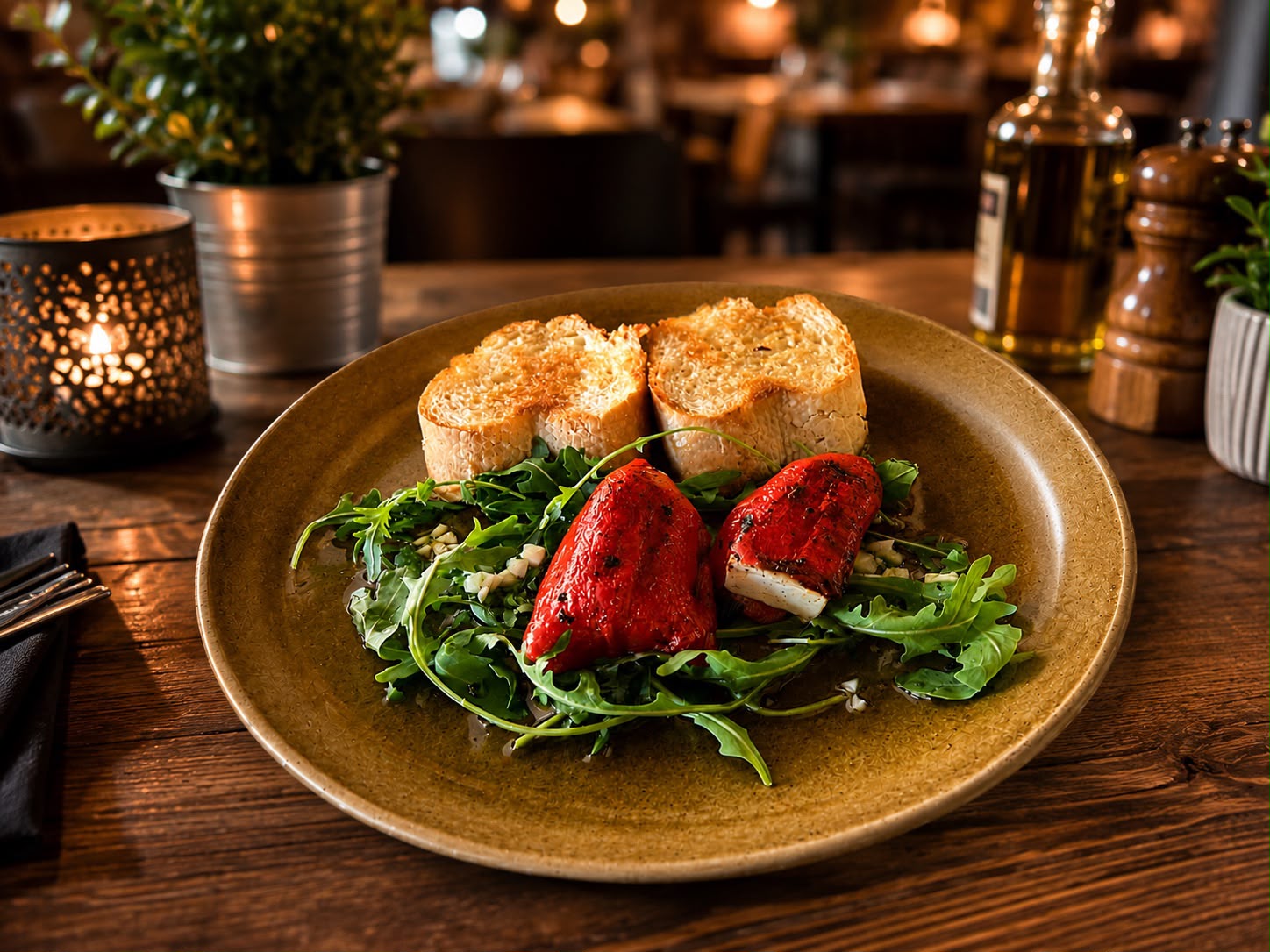 Gegrillte Paprika